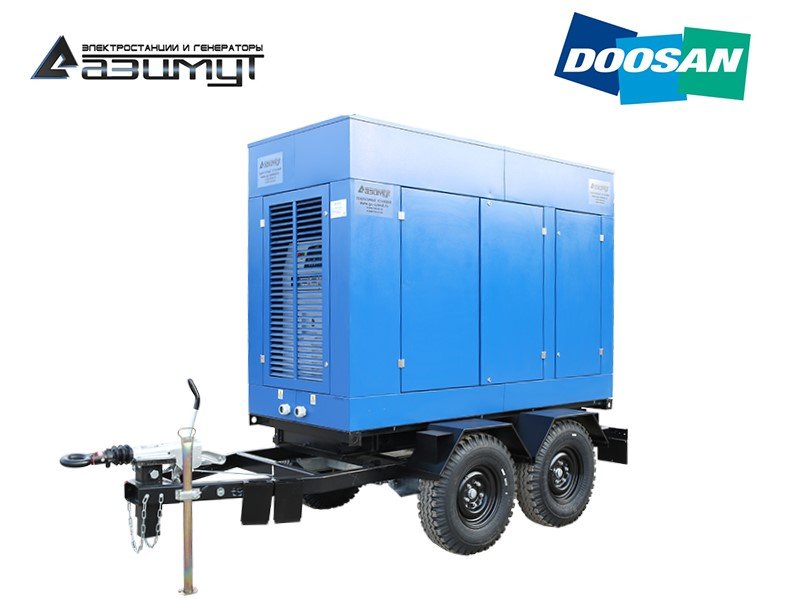 Передвижная дизельная электростанция 100 кВт Doosan ЭД-100-Т400-1РПМ17