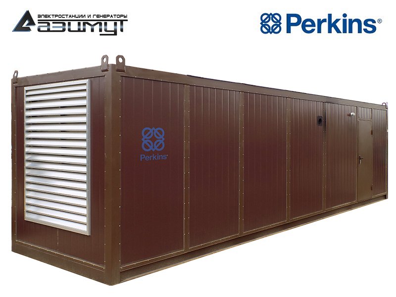 Дизель генератор АД-1080C-T400-2РНМ18 Perkins (Великобритания) мощностью 1080 кВт в контейнере с автозапуском (АВР)