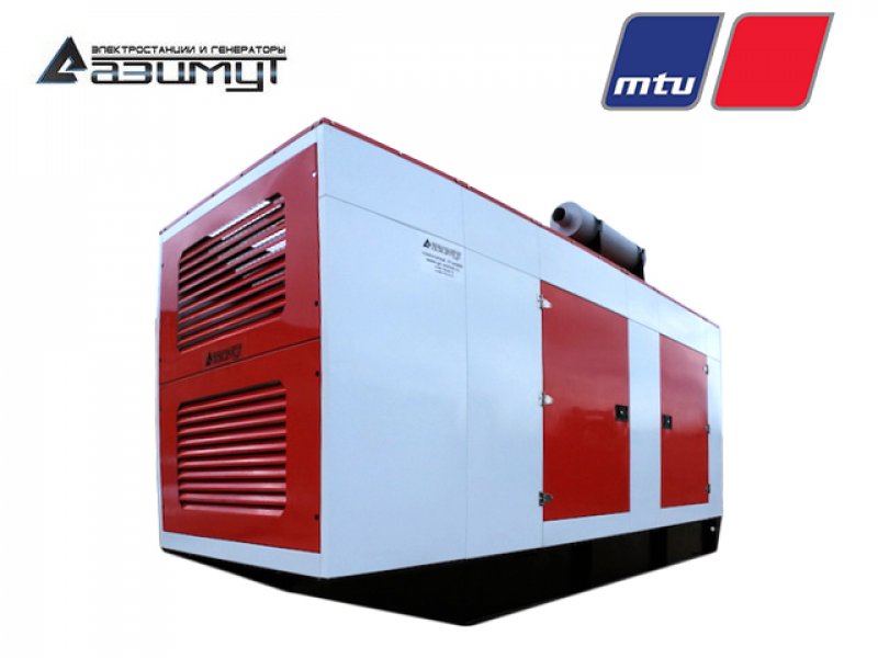 Дизельная электростанция 1100 кВт в кожухе MTU АД-1100С-Т400-2РКМ27 с АВР