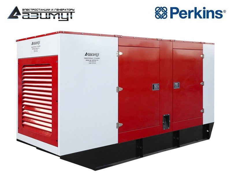 Дизельный генератор 200 кВт Perkins (Великобритания) в кожухе, АД-200С-Т400-1РКМ18UK