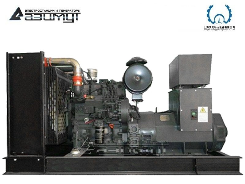 Дизельный генератор АД-240С-Т400-1РМ13 Woling мощностью 240 кВт открытого исполнения