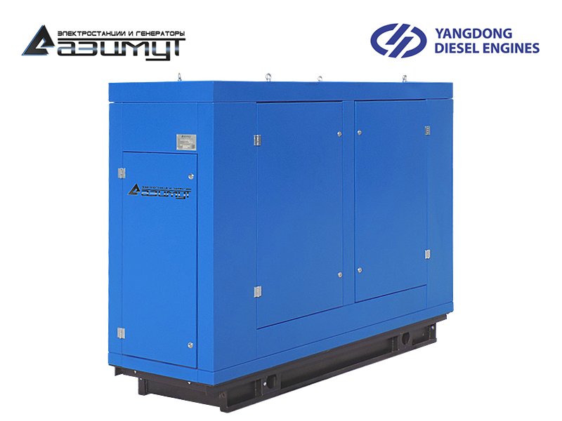 Дизельный генератор 25 кВт Yangdong под капотом с АВР АД-25С-Т400-2РПМ55