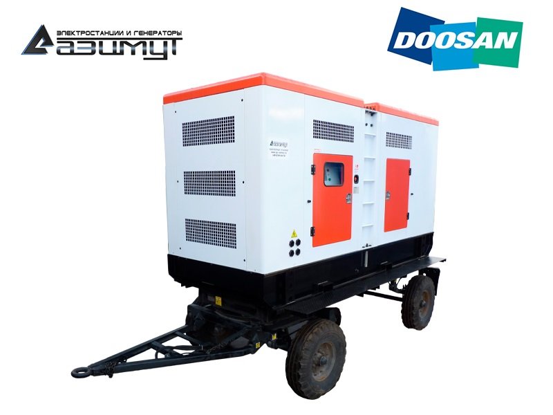 Передвижная дизельная электростанция 250 кВт Doosan с АВР ЭД-250-Т400-2РПМ17