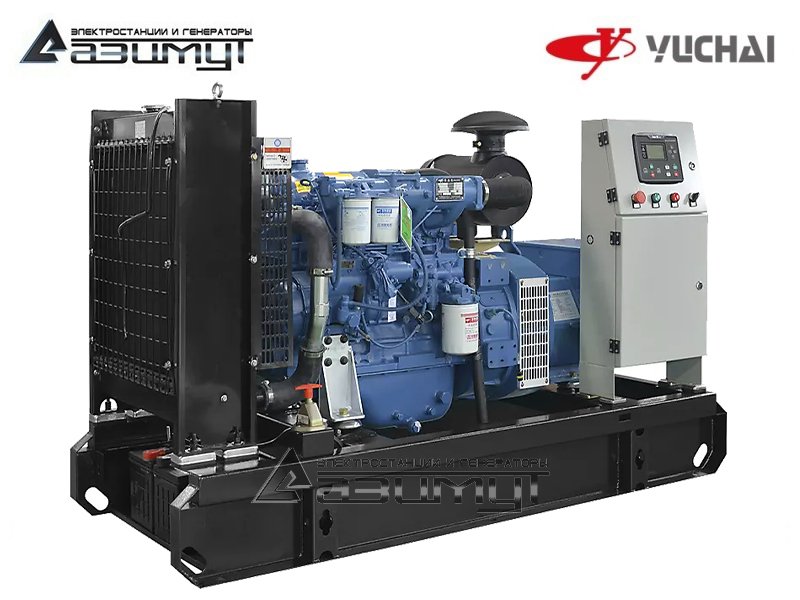 Дизельный генератор АД-30С-Т400-2РМ26 Yuchai мощностью 30 кВт (380 В) открытого исполнения с автозапуском (АВР)