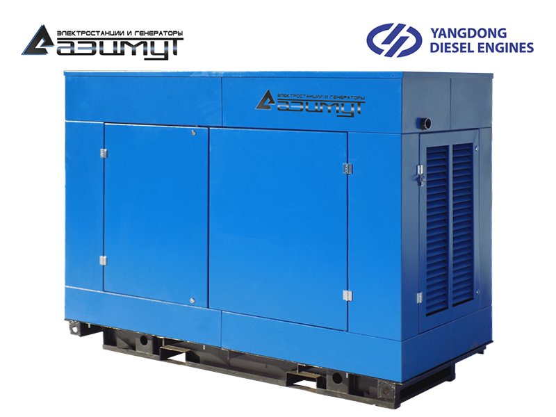 Дизельный генератор 40 кВт Yangdong под капотом с АВР АД-40С-Т400-2РПМ55