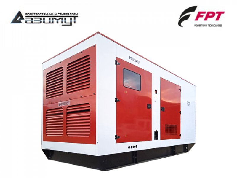 Дизельный генератор 480 кВт FPT (Iveco) в кожухе АД-480С-Т400-1РКМ20