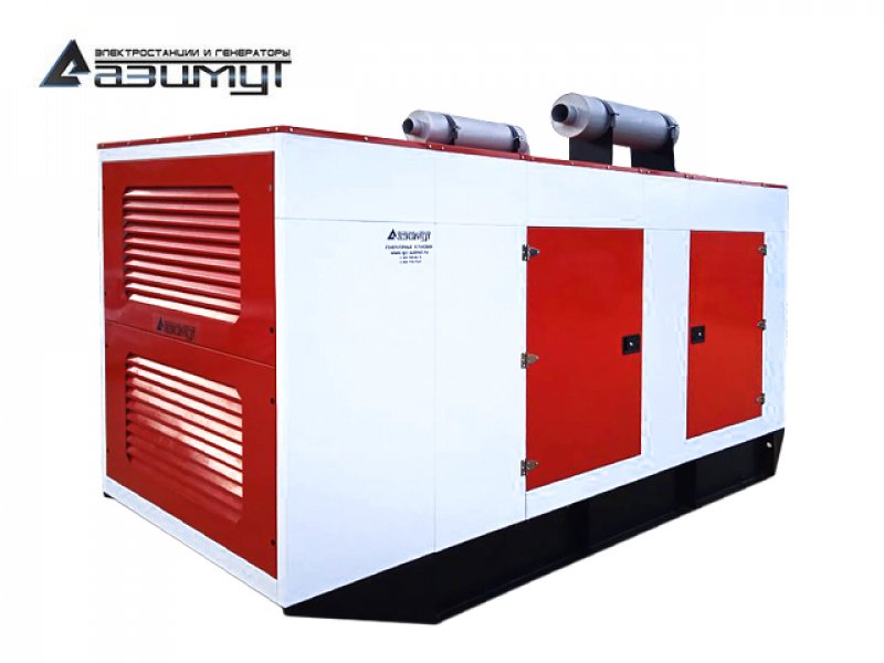 Дизельный генератор АД-500С-Т400-2РКМ26 Yuchai мощностью 500 кВт в кожухе с АВР