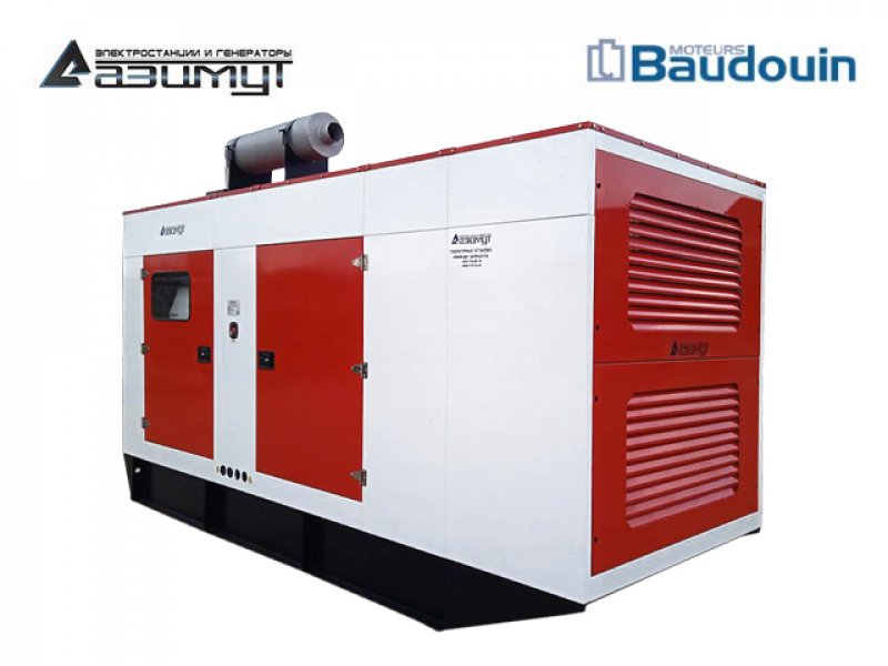 Дизельная электростанция 500 кВт Baudouin Moteurs в кожухе с АВР, АД-500С-Т400-2РКМ9