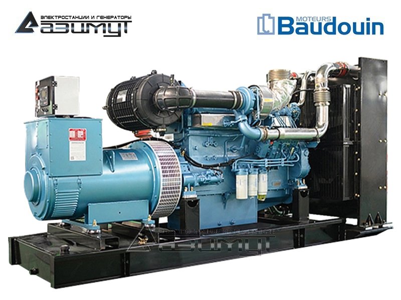 Дизельный генератор 520 кВт Baudouin Moteurs АД-520С-Т400-2РМ9 с АВР