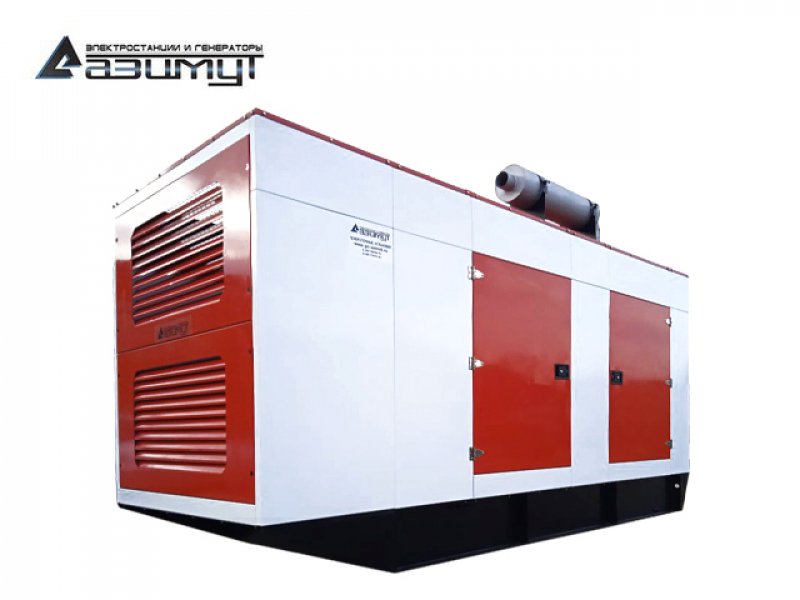 Дизельный генератор АД-520С-Т400-2РКМ13 Woling мощностью 520 кВт в кожухе с АВР