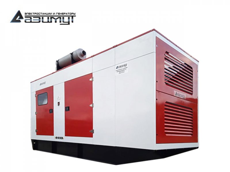 Дизельный генератор АД-550С-Т400-2РКМ26 Yuchai мощностью 550 кВт в кожухе с АВР