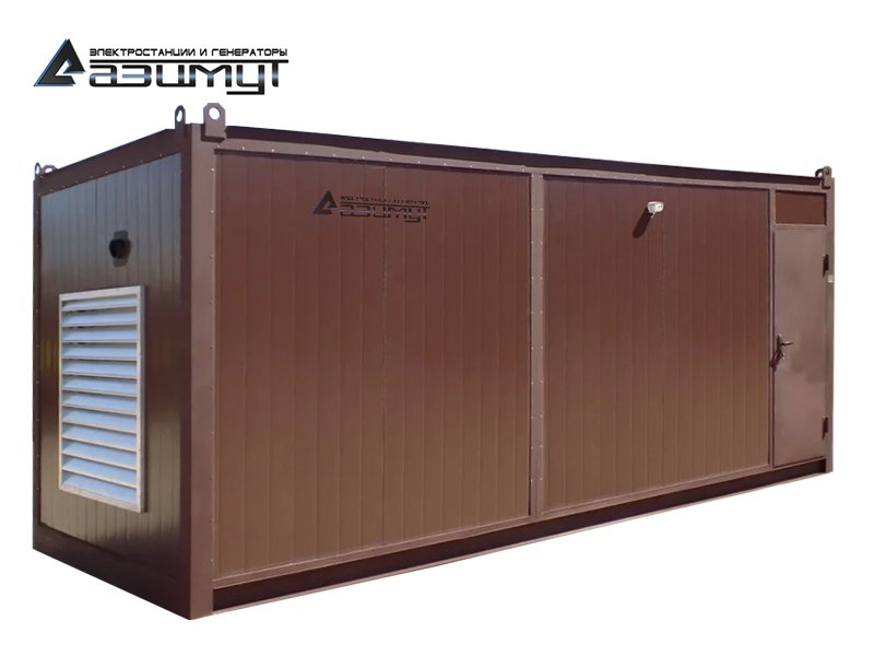 Дизельный генератор АД-550С-Т400-2РНМ26 Yuchai мощностью 550 кВт в контейнере с АВР
