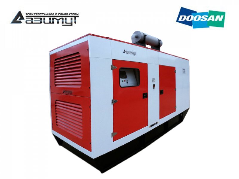 Дизельный генератор 600 кВт Doosan в кожухе с АВР, АД-600С-Т400-2РКМ17