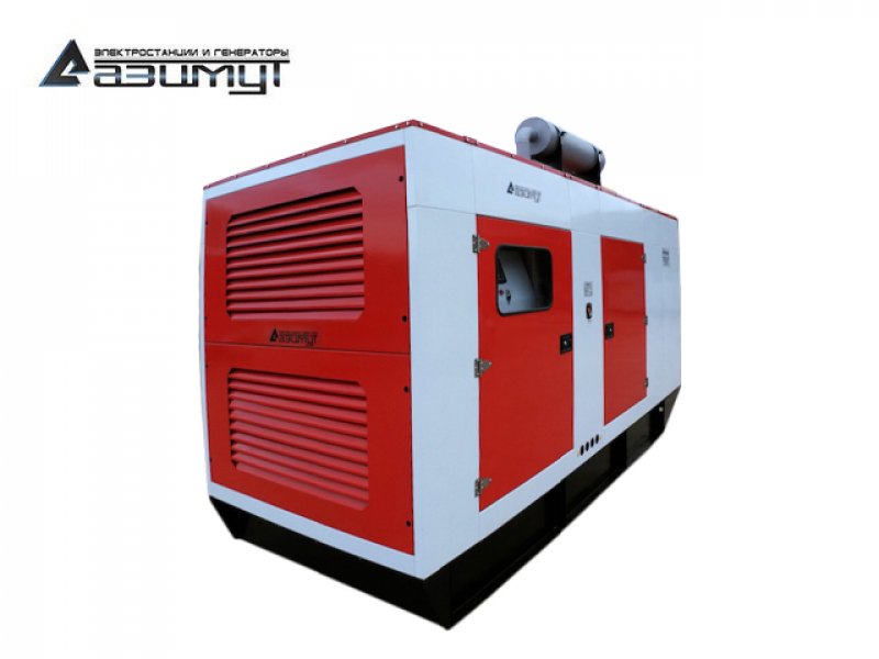Дизельный генератор АД-640С-Т400-1РКМ26 Yuchai мощностью 640 кВт в кожухе
