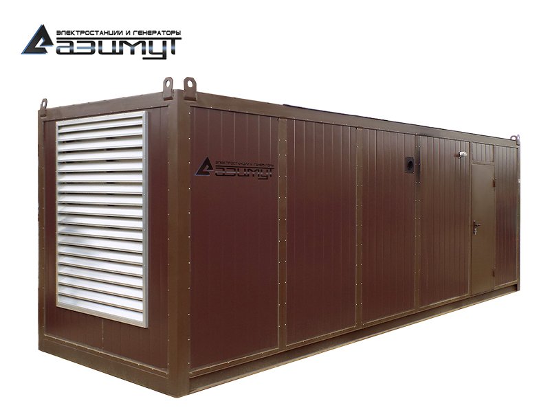 Дизельный генератор АД-640С-Т400-2РНМ5 SDEC мощностью 640 кВт (380 В) в контейнере с АВР