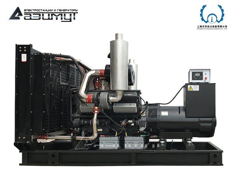 Дизельный генератор АД-640С-Т400-1РМ13 Woling мощностью 640 кВт открытого исполнения