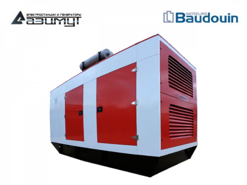 Дизельная электростанция 800 кВт Baudouin Moteurs в кожухе с АВР, АД-800С-Т400-2РКМ9