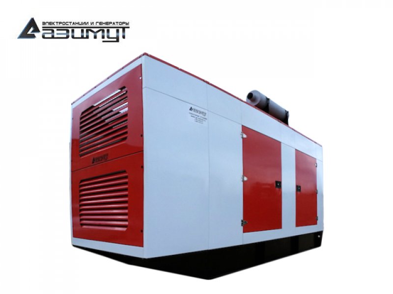 Дизельный генератор АД-900С-Т400-1РКМ26 Yuchai мощностью 900 кВт в кожухе