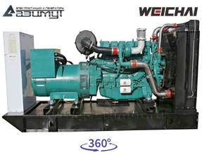 Дизельный генератор 300 кВт Weichai АД-300С-Т400-1РМ7