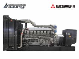 Дизельный генератор АД-1500С-Т400-1РМ8C Mitsubishi-SME мощностью 1500 кВт