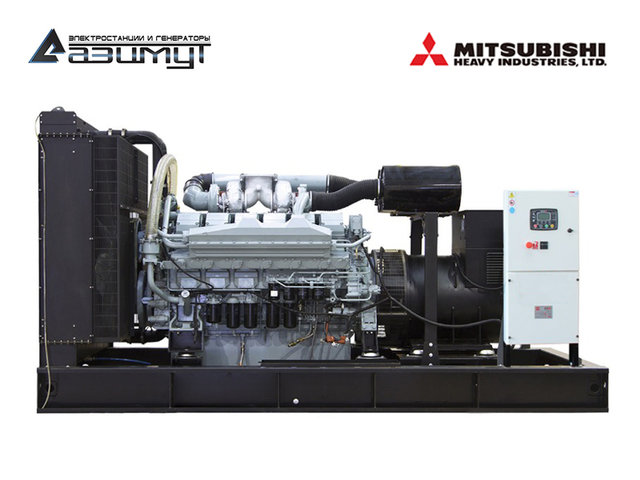 Дизельный генератор АД-800С-Т400-1РМ8 Mitsubishi мощностью 800 кВт