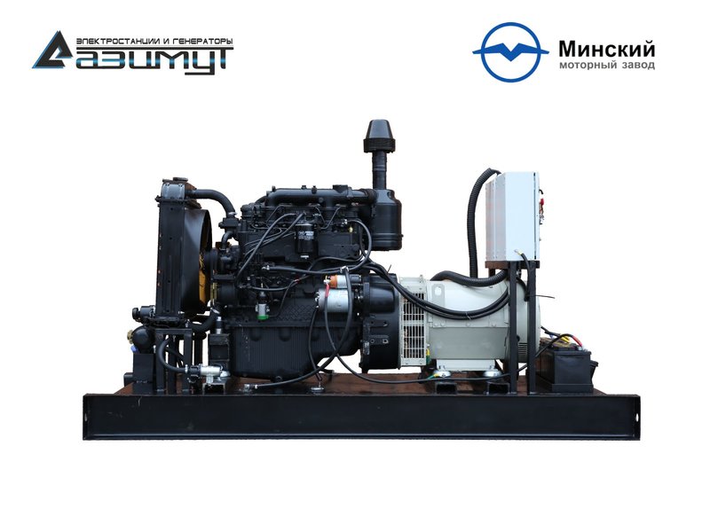 Дизельный генератор 24 кВт ММЗ, ДГУ 24 кВт ММЗ, АД-24С-Т400-1РМ1