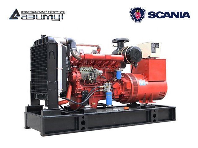 Дизельный генератор АД-200С-Т400-1РМ22 Scania мощностью 200 кВт