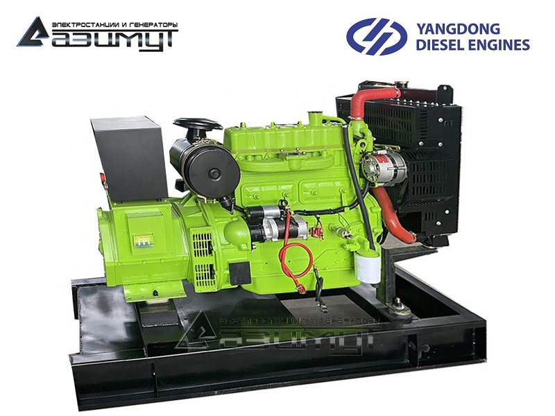 Трехфазный дизель генератор 10 кВт Yangdong АД-10С-Т400-1РМ5