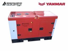 Дизельный генератор 10 кВт Yanmar в шумозащитном кожухе с АВР АДА-10-230-РКЯ2