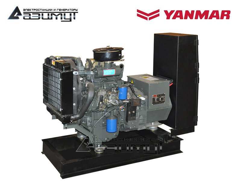 Трехфазный дизельный генератор 10 кВт Yanmar АДА-10-Т400-РЯ2 с автозапуском (АВР)