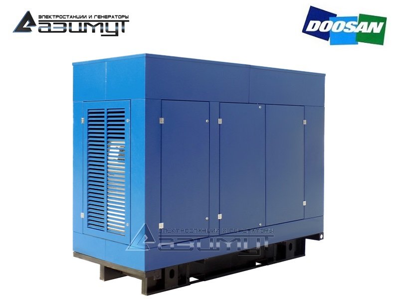 Дизельный генератор 100 кВт Doosan под капотом, АД-100С-Т400-1РПМ17