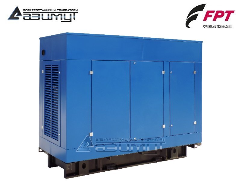 Дизельный генератор 100 кВт FPT (Iveco) под капотом, АД-100С-Т400-1РПМ20