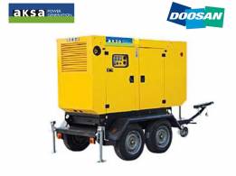 Передвижная дизельная электростанция 100 кВт AKSA AD132 на шасси