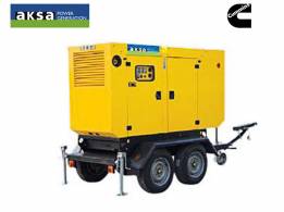 Передвижная дизельная электростанция 100 кВт AKSA APD145C на шасси