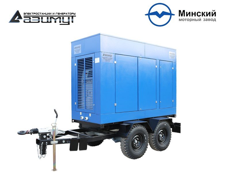 Электростанция передвижная дизельная (ММЗ Д-266.4) 100 кВт на шасси с ...
