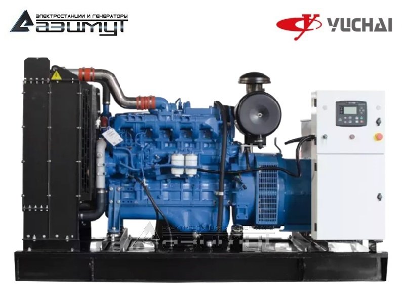 Дизельный генератор АД-100С-Т400-1РМ26 Yuchai мощностью 100 кВт открытого исполнения