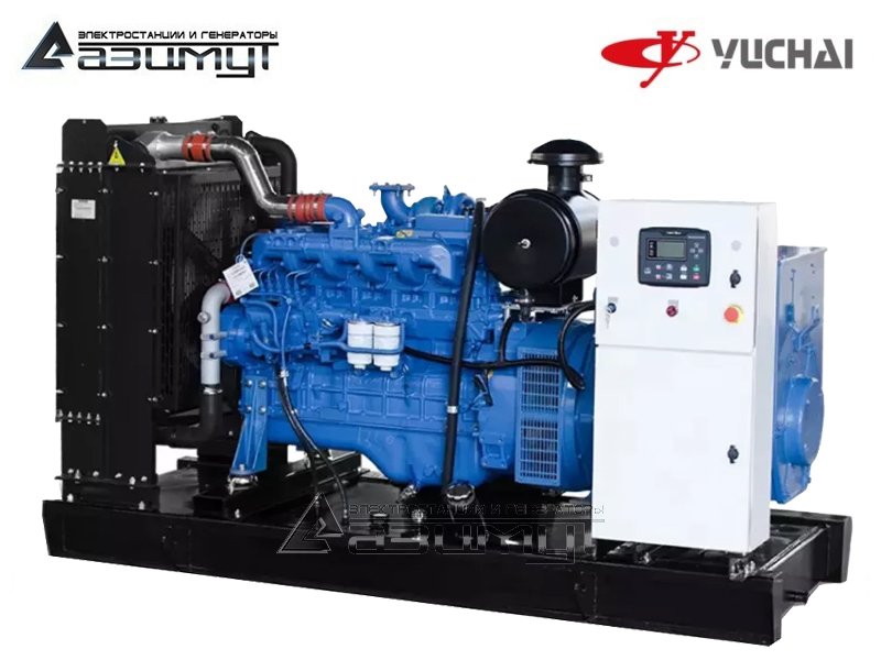 Дизельный генератор АД-100С-Т400-2РМ26 Yuchai мощностью 100 кВт открытого исполнения с автозапуском (АВР)