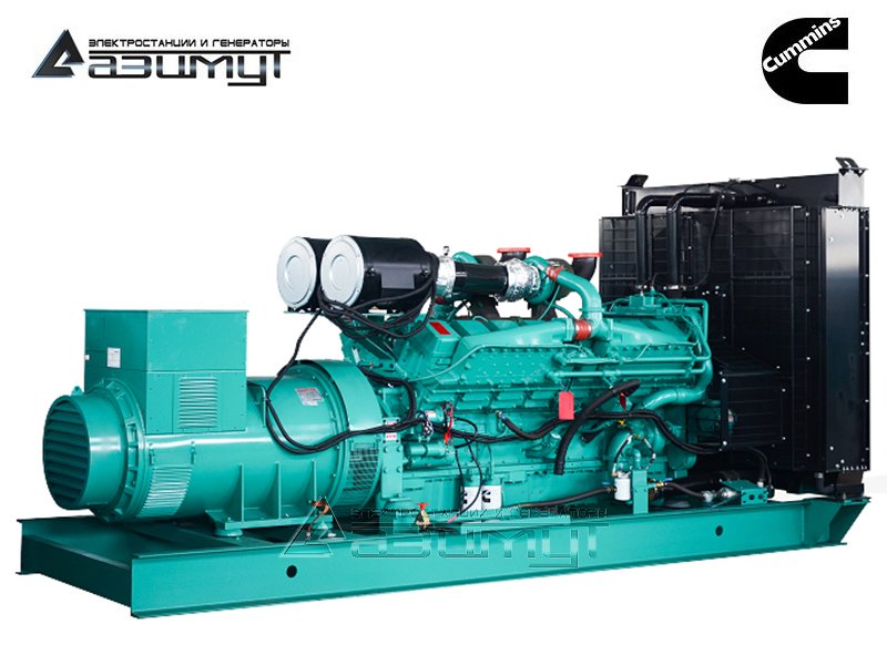 Дизель генератор 1000 кВт Cummins - CCEC KTA50-G3 (Китай) АД-1000С-Т400-1РМ15