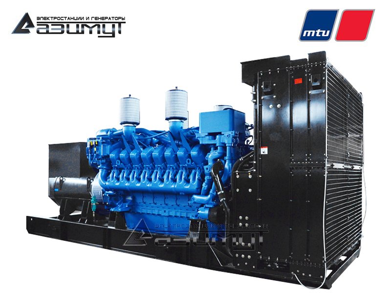 Дизель генератор 1000 кВт MTU АД-1000С-Т400-1РМ27