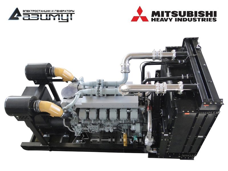 ДГУ 1000 кВт Mitsubishi