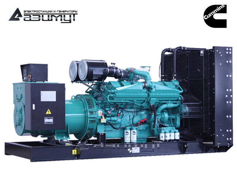 Дизельный генератор 1100 кВт Cummins (Индия) АД-1100С-Т400-2РМ15IN с АВР
