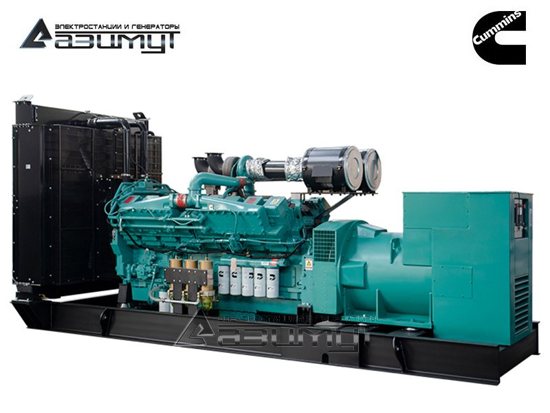Дизель генератор 1100 кВт Cummins QSK50-G3 (Великобритания) АД-1100С-Т400-1РМ15UK
