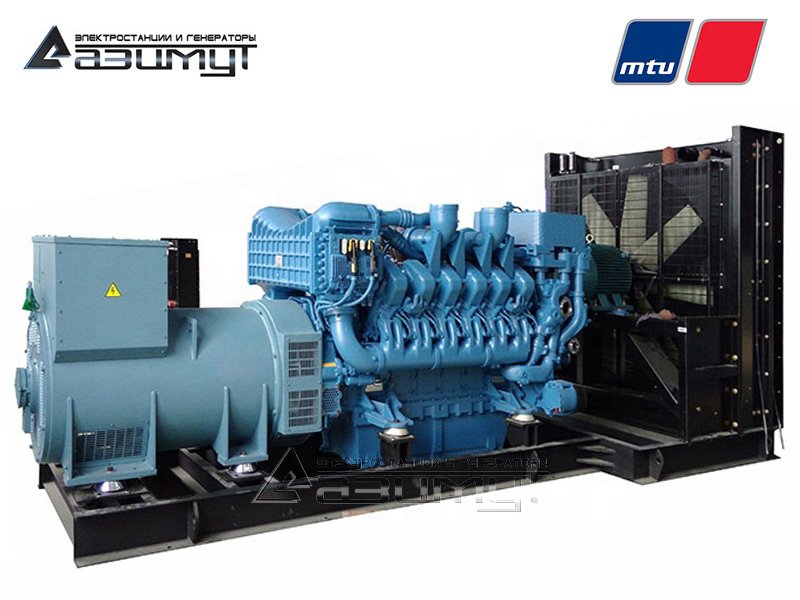 Дизель генератор 1100 кВт MTU АД-1100С-Т400-1РМ27