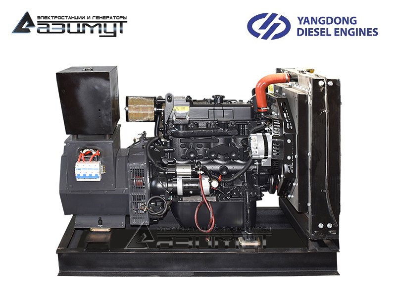 Трехфазный дизель генератор 12 кВт Yangdong АД-12С-Т400-1РМ55