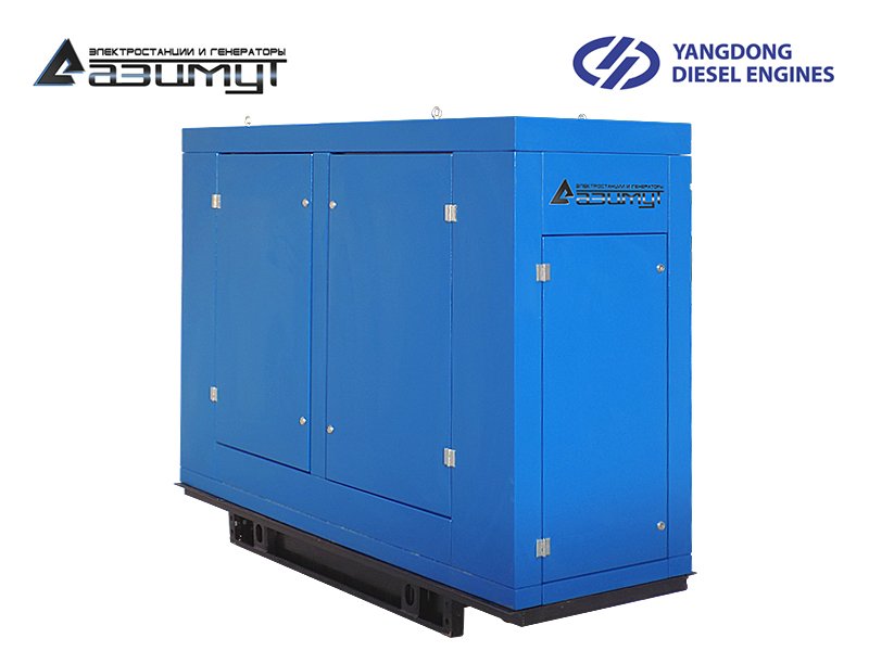 Дизельный генератор 12 кВт Yangdong под капотом АД-12С-Т400-1РПМ55