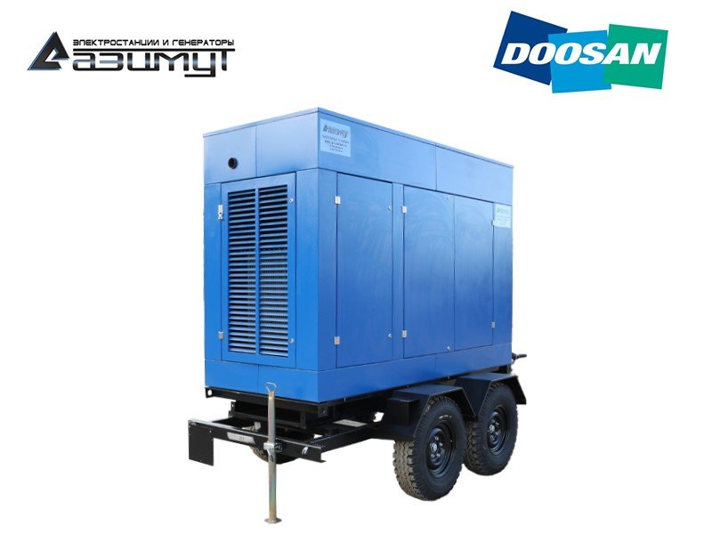 Передвижная дизельная электростанция 120 кВт Doosan с АВР ЭД-120-Т400-2РПМ17