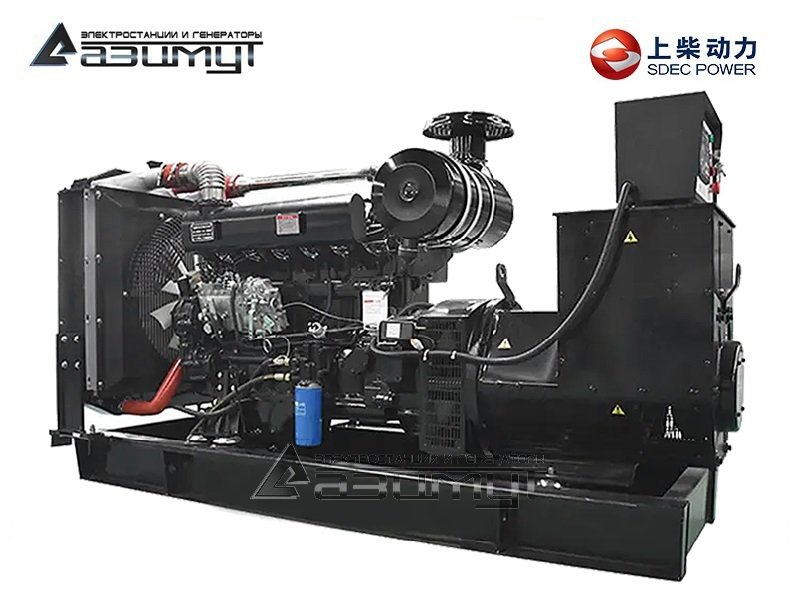 Дизельный генератор АД-120С-Т400-1РМ5 SDEC мощностью 120 кВт (380 В) открытого исполнения