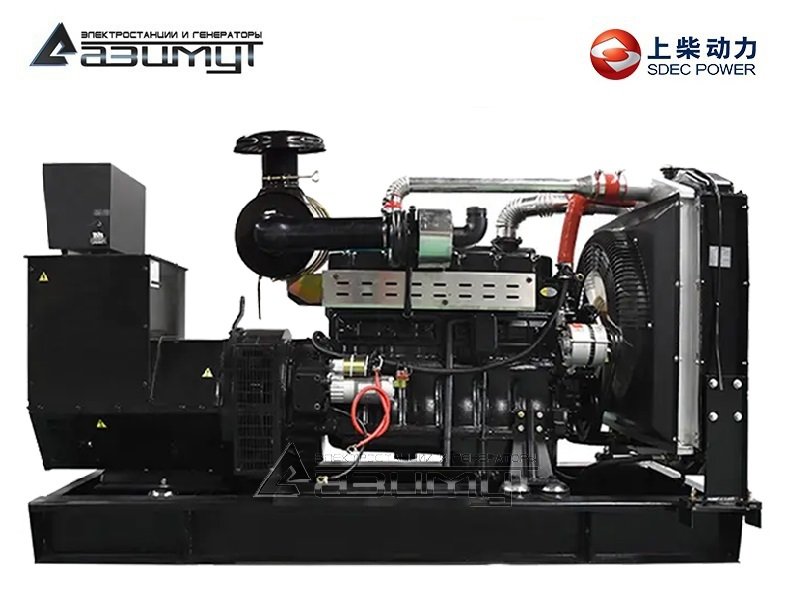 Дизельный генератор АД-120С-Т400-2РМ5 SDEC мощностью 120 кВт (380 В) открытого исполнения с автозапуском (АВР)