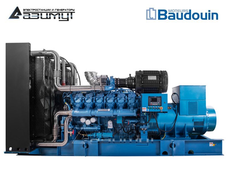 Дизель генератор 1200 кВт Baudouin Moteurs АД-1200С-Т400-1РМ9