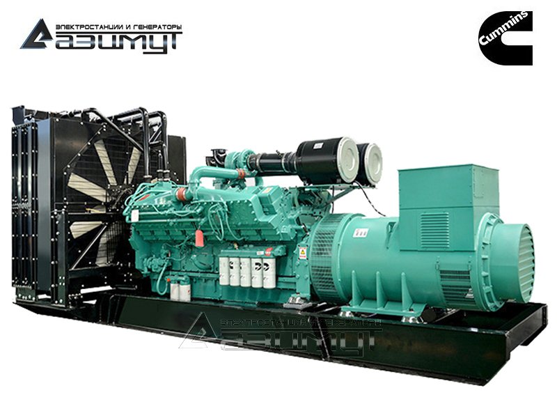 Дизель генератор 1200 кВт Cummins QSK50-G4 (Великобритания) АД-1200С-Т400-1РМ15UK